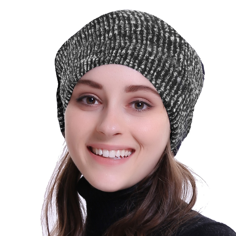 Unisex Baggy Beanie Hat Women Men Color Mixed Warm Soft Knitted Hats Plus Velvet Slouchy Winter Autumn Female Skull Cap, Black
Unisex Baggy Beanie Hat Women Men Color Mixed Warm Soft Knitted Hats Plus Velvet Slouchy Winter Autumn Female Skull Cap, Black