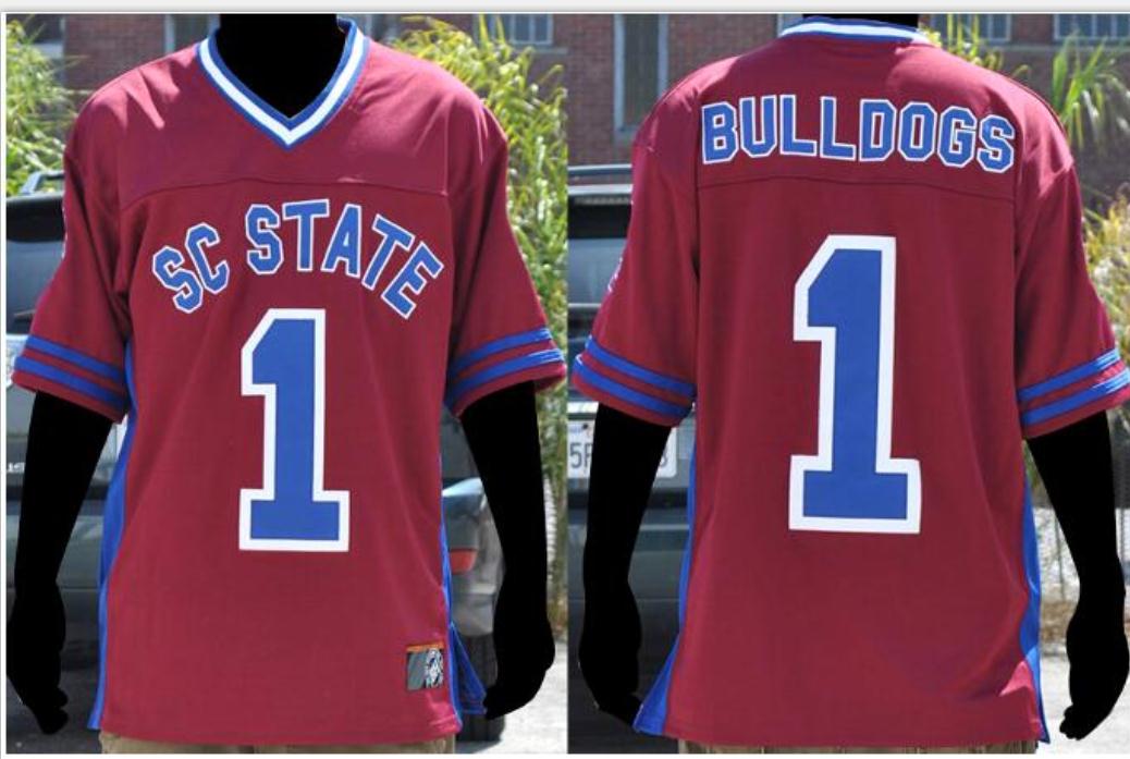Custom Men Youth women #1 South Carolina State Female BULLDOGS Football Jersey size s-5XL or custom any name or number jersey, Black
Custom Men Youth women #1 South Carolina State Female BULLDOGS Football Jersey size s-5XL or custom any name or number jersey, Black