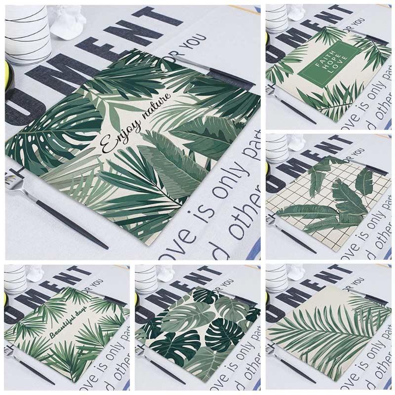 Tropical Plant Dining Napkins Fabric Linen Cloth Placemat Serving Table Napkin Kitchen Serviette De Table Mariage Towels
Tropical Plant Dining Napkins Fabric Linen Cloth Placemat Serving Table Napkin Kitchen Serviette De Table Mariage Towels