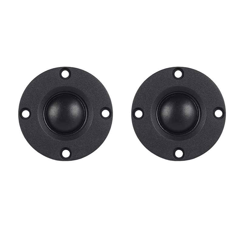 

2Pcs Tweeter Speaker 6 Ohm 30W Hifi Soft e Silk Film Treble Loudspeaker Neodymium Toothed Aluminum Heat Sink