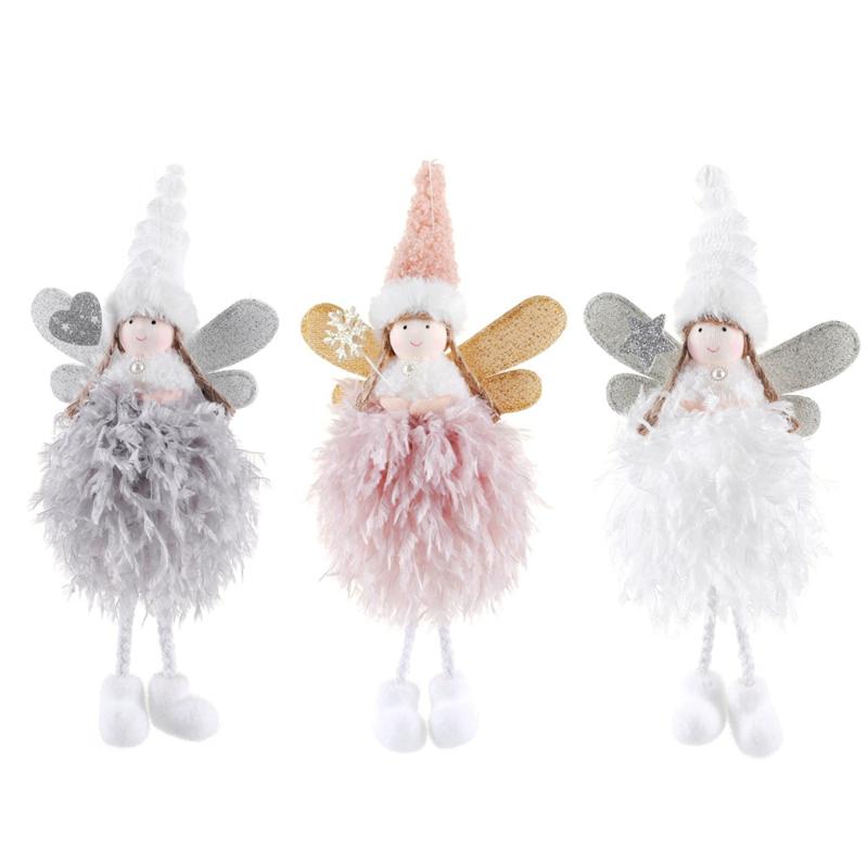 Creative Feather Angel Christmas Pendant Drop Ornament Mini Plush Doll Kids Gift Toy Home Decoration Accessories
Creative Feather Angel Christmas Pendant Drop Ornament Mini Plush Doll Kids Gift Toy Home Decoration Accessories