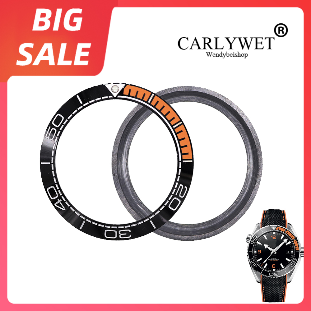 TOP Watch Bezel Ceramic Black Orange Silver Writing 41.5mm outside for Omega SEAMASTER PLANET OCEAN 600M COLLECTION
TOP Watch Bezel Ceramic Black Orange Silver Writing 41.5mm outside for Omega SEAMASTER PLANET OCEAN 600M COLLECTION