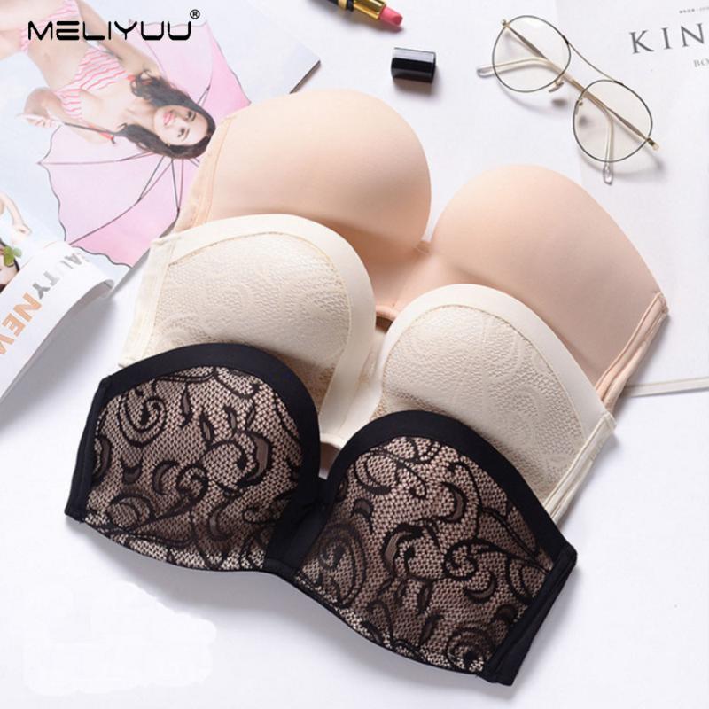 Sexy Invisible Push up Bras For Women Clear Back Strapless Brassiere Light Padded Bralette Female Underwear, Black
Sexy Invisible Push up Bras For Women Clear Back Strapless Brassiere Light Padded Bralette Female Underwear, Black