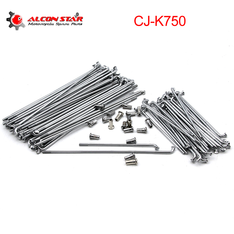 Alconstar-20Pcs Short & 20Pcs Long CJ-K750 Sidecar Motorcycle Stainless Steel Spokes for R51 R66 R67 R71 R72 for Ural M72
Alconstar-20Pcs Short & 20Pcs Long CJ-K750 Sidecar Motorcycle Stainless Steel Spokes for R51 R66 R67 R71 R72 for Ural M72