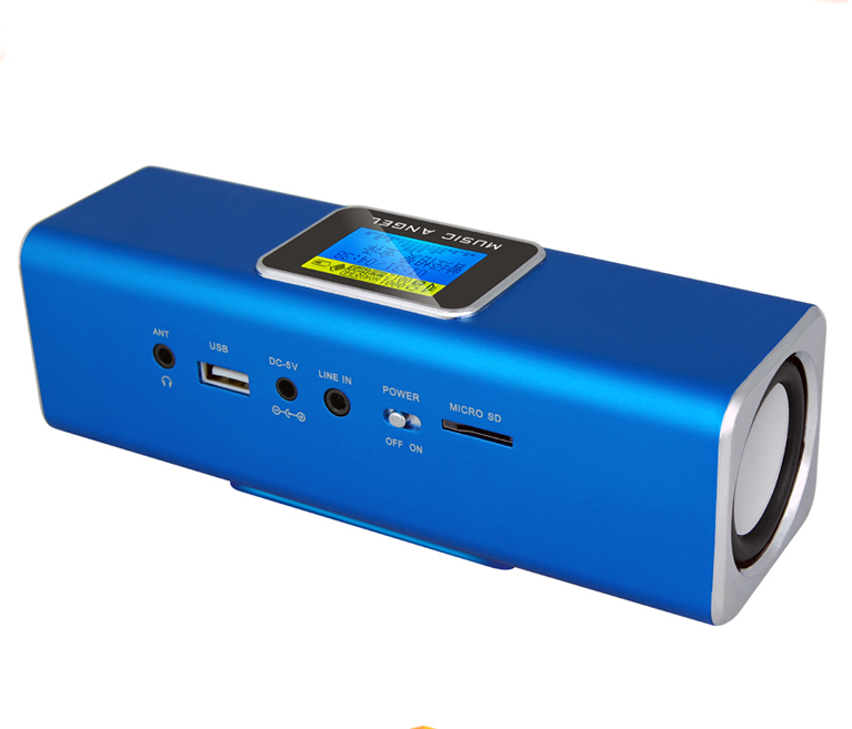 Portable Speakers Original New MUSIC ANGEL JH-MAUK5B LCD Screen Active o FM USB Portable Mini Speaker with SD/TF329I