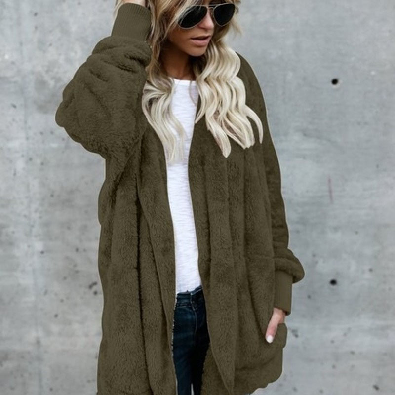 Women Fashion Autumn Trench Ladies Solid Hat Hooded Pockets Open Stitch Long Sleeve Long Coat, Black
Women Fashion Autumn Trench Ladies Solid Hat Hooded Pockets Open Stitch Long Sleeve Long Coat, Black
