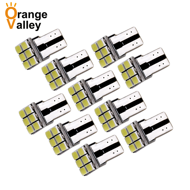 10PCS Car Interior lights T10 W5W 6 8 LEDs 194 501 Canbus 10 12 LED Auto 5630 SMD Wedge Lamp No Electrode DC 12V, As pic
10PCS Car Interior lights T10 W5W 6 8 LEDs 194 501 Canbus 10 12 LED Auto 5630 SMD Wedge Lamp No Electrode DC 12V, As pic
