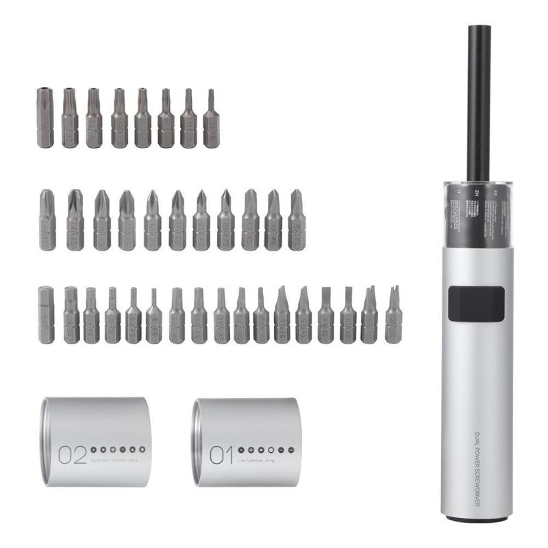 Double Power Electric Screwdriver Screw Bit Container Lithium-ion Charge Power Screw driver kit
Double Power Electric Screwdriver Screw Bit Container Lithium-ion Charge Power Screw driver kit