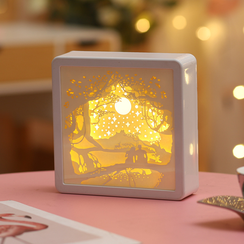 Birthday Gift for girlfriend boyfriend 3D paper carving lights USB Lights anniversary present new year Valentines day gift
Birthday Gift for girlfriend boyfriend 3D paper carving lights USB Lights anniversary present new year Valentines day gift