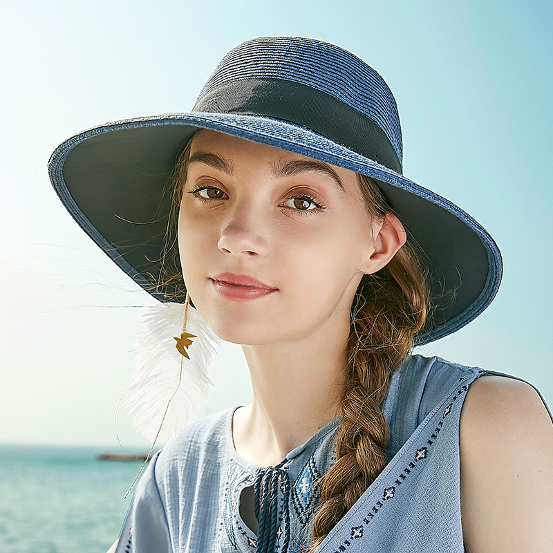 Sedancasesa Summer Hats Straw Hat for Women Beach Casual Sun Hats Wide Brim Visors Caps Foldable Straw hat with Bowknot, Navy
Sedancasesa Summer Hats Straw Hat for Women Beach Casual Sun Hats Wide Brim Visors Caps Foldable Straw hat with Bowknot, Navy