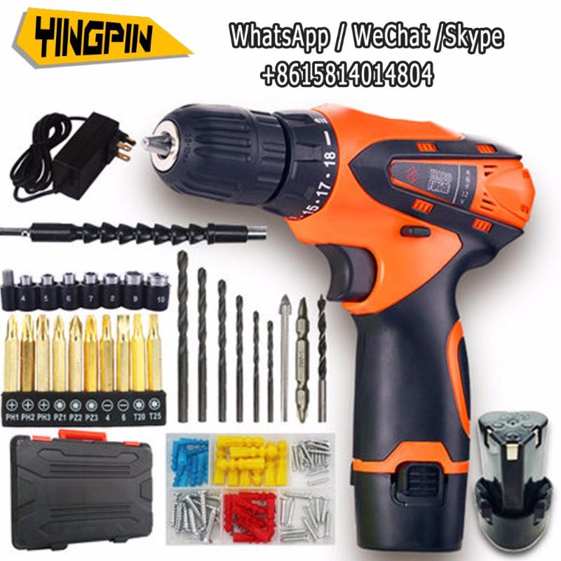 12V Electric Drill Double Speed Lithium Cordless Drill Household Multi-function Electric Screwdriver Power Tools
12V Electric Drill Double Speed Lithium Cordless Drill Household Multi-function Electric Screwdriver Power Tools
