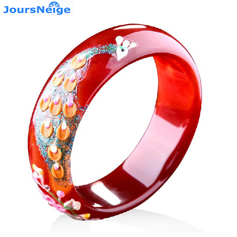 JoursNeige Natural Red Crystal Bangles Color Painted Peacock Carved Flower Shells Inlaid Chalcedony for Women Lucky Gift Jewelry
JoursNeige Natural Red Crystal Bangles Color Painted Peacock Carved Flower Shells Inlaid Chalcedony for Women Lucky Gift Jewelry