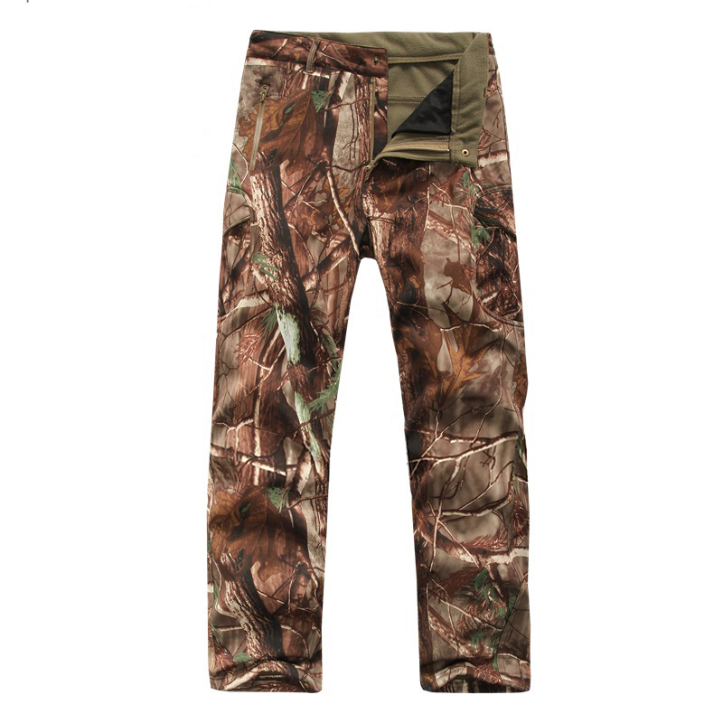 Camouflage Hunting Pants Men Thermal Waterproof Windproof Fall Winter Fleece Softshell Pants Trousers for Camping Hiking Hunting, As pic
Camouflage Hunting Pants Men Thermal Waterproof Windproof Fall Winter Fleece Softshell Pants Trousers for Camping Hiking Hunting, As pic