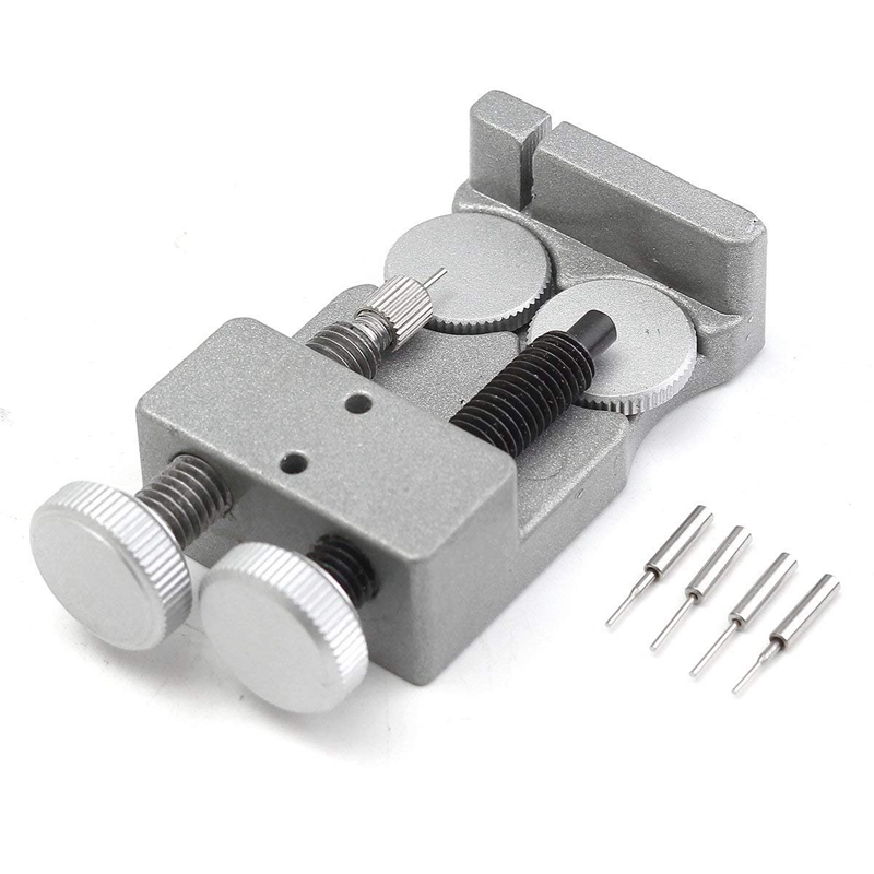 Watch Band Strap Link Pin Remover Watch Repair Tool Strap Adjust Tool Metal Come With 4 Spare Pins
Watch Band Strap Link Pin Remover Watch Repair Tool Strap Adjust Tool Metal Come With 4 Spare Pins