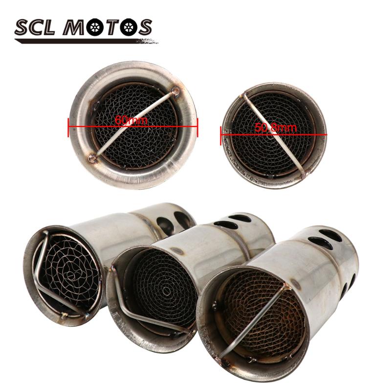 SCL MOTOS 1PC 51/60mm Motorcycle Stainless Steel Catalyst DB Killer For Motorbike Exhaust Muffler Noise Sound Reduce
SCL MOTOS 1PC 51/60mm Motorcycle Stainless Steel Catalyst DB Killer For Motorbike Exhaust Muffler Noise Sound Reduce