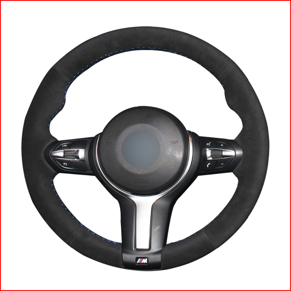 Black Suede Hand Sew Soft Wrap Car Steering Wheel Cover for BMW F87 M2 F80 M3 F82 M4 M5 F12 F13 M6 X5 M F86 X6 M F33 F30 M Sport
Black Suede Hand Sew Soft Wrap Car Steering Wheel Cover for BMW F87 M2 F80 M3 F82 M4 M5 F12 F13 M6 X5 M F86 X6 M F33 F30 M Sport
