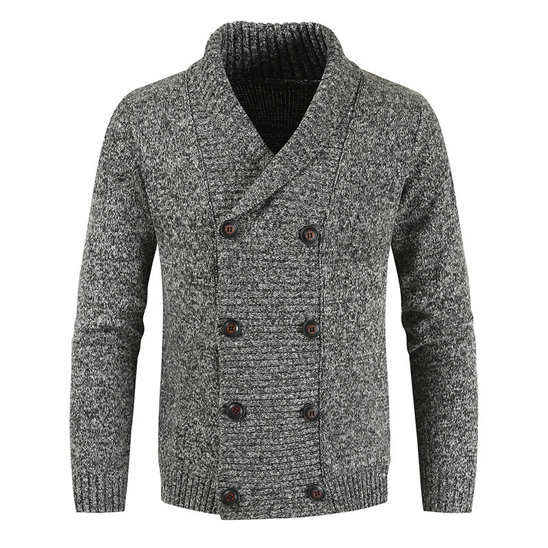 2020 Autumn New Men's SweaterCoat Loose lapel Collar Double breasted sweater Jacket Men Solid Pocket Thick Warm coat Men, Beige
2020 Autumn New Men's SweaterCoat Loose lapel Collar Double breasted sweater Jacket Men Solid Pocket Thick Warm coat Men, Beige