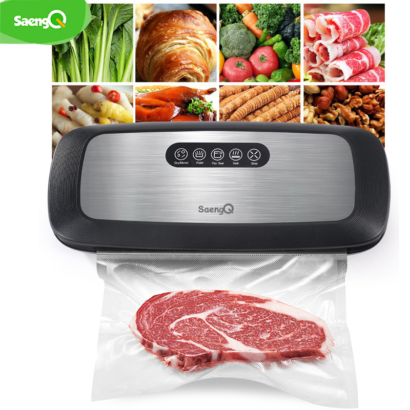 saengQ Vacuum Packer Household Vacuum Sealer Packaging Machine Including 10pcs Bags Free 220V 110V Automatic sealer
saengQ Vacuum Packer Household Vacuum Sealer Packaging Machine Including 10pcs Bags Free 220V 110V Automatic sealer
