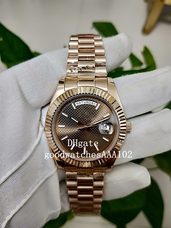 Miglior Versione Nuovo President Day-Date 40MM Chocolate dial Dotted surface 228345rbr 228235 Automatic Mens Watch Watches, Slivery;brown
Miglior Versione Nuovo President Day-Date 40MM Chocolate dial Dotted surface 228345rbr 228235 Automatic Mens Watch Watches, Slivery;brown