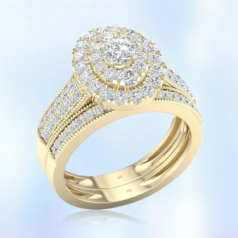 Wedding Ring Top Jewerly 100% Genuine 14k Yellow Gold 925 Sterling Silver Diamond Engagement Rings Romantic Zircon Women Jewelry
Wedding Ring Top Jewerly 100% Genuine 14k Yellow Gold 925 Sterling Silver Diamond Engagement Rings Romantic Zircon Women Jewelry