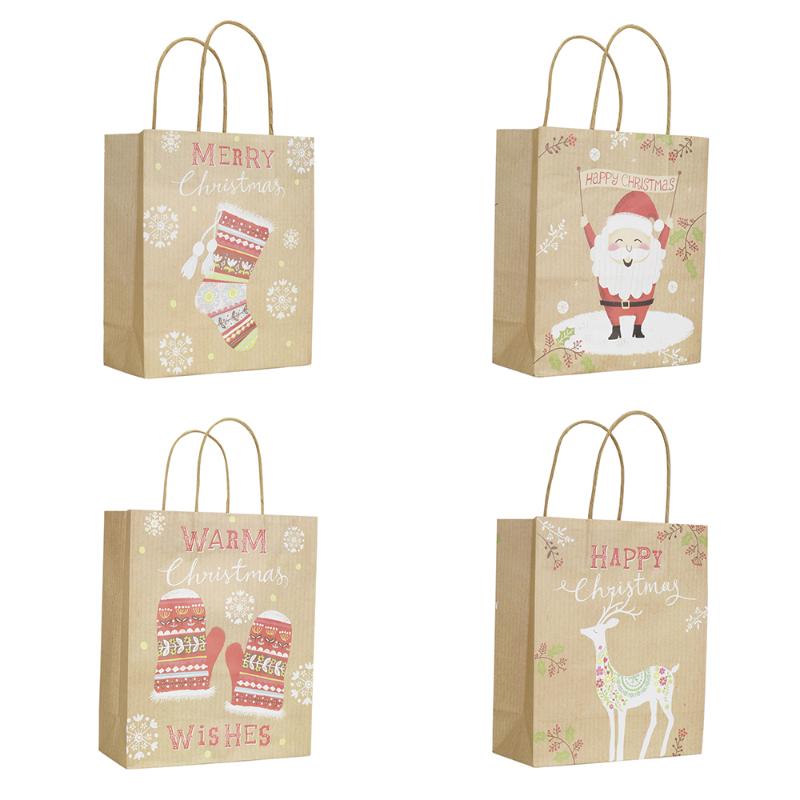 1 Pcs Christmas Gift Bags Santa Sacks Kraft Paper Bag With Handle Kids Party Favors Box Christmas Decorations Home Gift Packing
1 Pcs Christmas Gift Bags Santa Sacks Kraft Paper Bag With Handle Kids Party Favors Box Christmas Decorations Home Gift Packing