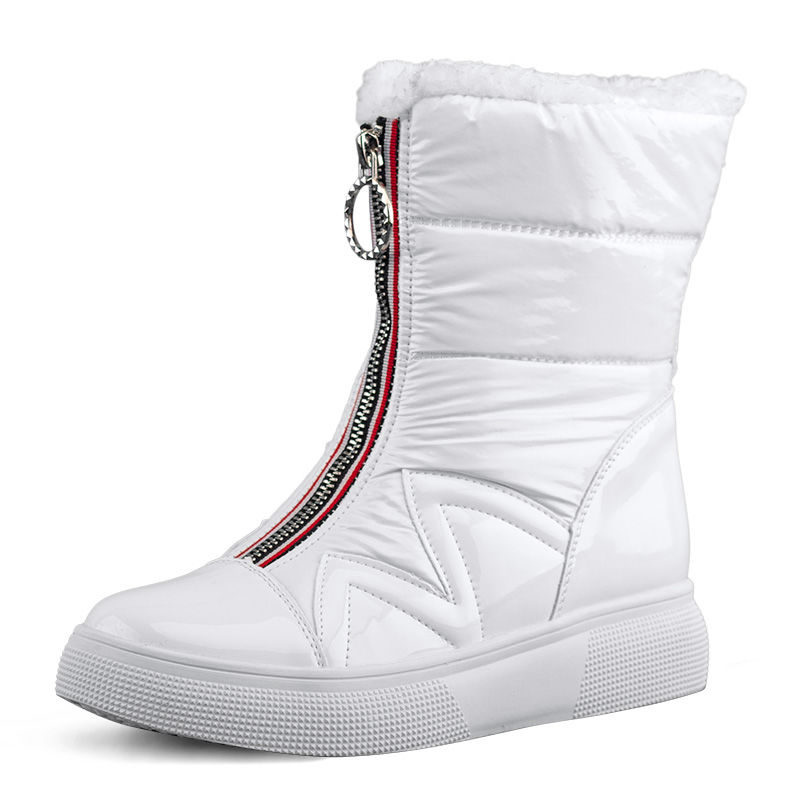 Fashion Women Winter Snow Boots Warm Flats Pu Leather Waterproof House Boots Platform Shoes Plus Size Botas Mujer booties U11-10, Black
Fashion Women Winter Snow Boots Warm Flats Pu Leather Waterproof House Boots Platform Shoes Plus Size Botas Mujer booties U11-10, Black