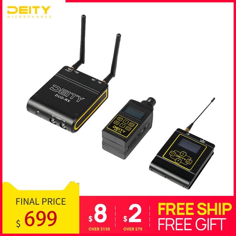 Deity HD-TX Kit Wireless Microphone system 2.4GHz Deity Connect Interview Kit Professional Video Microphone Mic
Deity HD-TX Kit Wireless Microphone system 2.4GHz Deity Connect Interview Kit Professional Video Microphone Mic