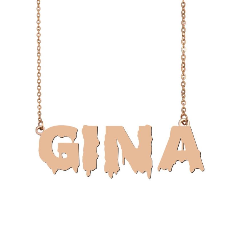 Gina Name Necklace , Cool Bloody Art Name Necklace for Halloween and Santa's Day Jewelry Gift for Kids Boys Girls
Gina Name Necklace , Cool Bloody Art Name Necklace for Halloween and Santa's Day Jewelry Gift for Kids Boys Girls