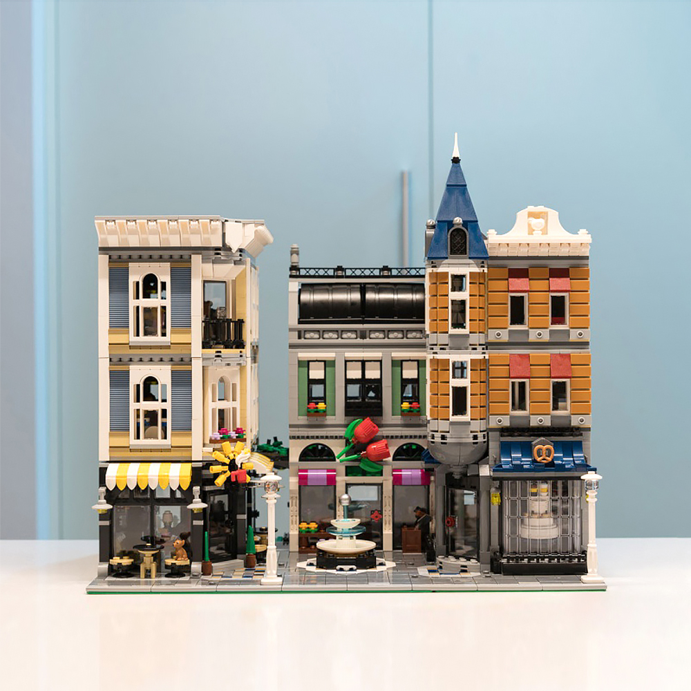 

10255 Building Block Bricks Toys 15019 MOC Creative City Street The Assembly Square Set 4002pcs