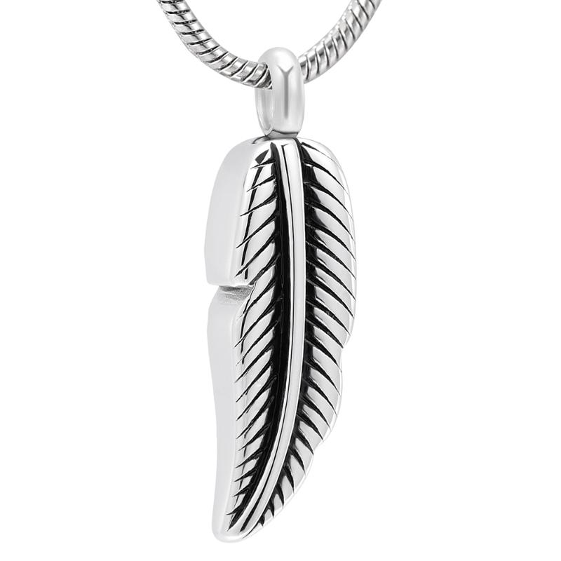 Ashes Holder Memorial Keepsake Necklace 316L Stainless Steel Jewelry Feather Cremation Urns Necklace
Ashes Holder Memorial Keepsake Necklace 316L Stainless Steel Jewelry Feather Cremation Urns Necklace