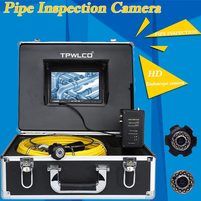 23MM The CCTV Inspection of Pipelines Pipe Endoscope 20M Cable 12pcs LED Professional Industrial Drain Sewer Camera Waterproof
23MM The CCTV Inspection of Pipelines Pipe Endoscope 20M Cable 12pcs LED Professional Industrial Drain Sewer Camera Waterproof