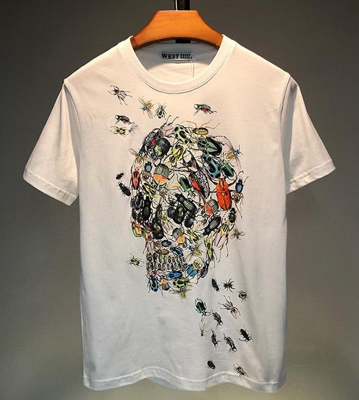 2020 New Men Women T-Shirts Designer Fashion Luxury Short Sleeve Mens Clothes Hip Hop Insect Skull Printed Breathable T-Shirt, White
2020 New Men Women T-Shirts Designer Fashion Luxury Short Sleeve Mens Clothes Hip Hop Insect Skull Printed Breathable T-Shirt, White