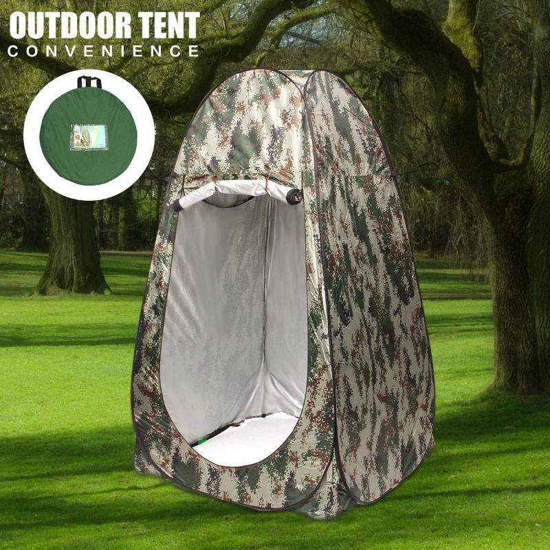 Outdoor Moving Shower Toilet Tent Privacy Changing Bath Shelter Fishing Tents Waterproof Instant Open Tent With Bag Camouflage 
Outdoor Moving Shower Toilet Tent Privacy Changing Bath Shelter Fishing Tents Waterproof Instant Open Tent With Bag Camouflage