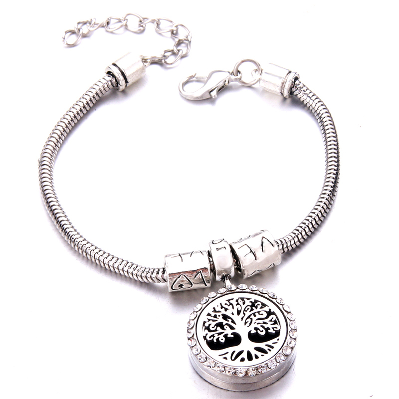Tree of Life Full zircon Locket Bangle Stainless Steel Essential Oil Diffuser Perfume Aromatherapy Bracelet Gift, Black
Tree of Life Full zircon Locket Bangle Stainless Steel Essential Oil Diffuser Perfume Aromatherapy Bracelet Gift, Black
