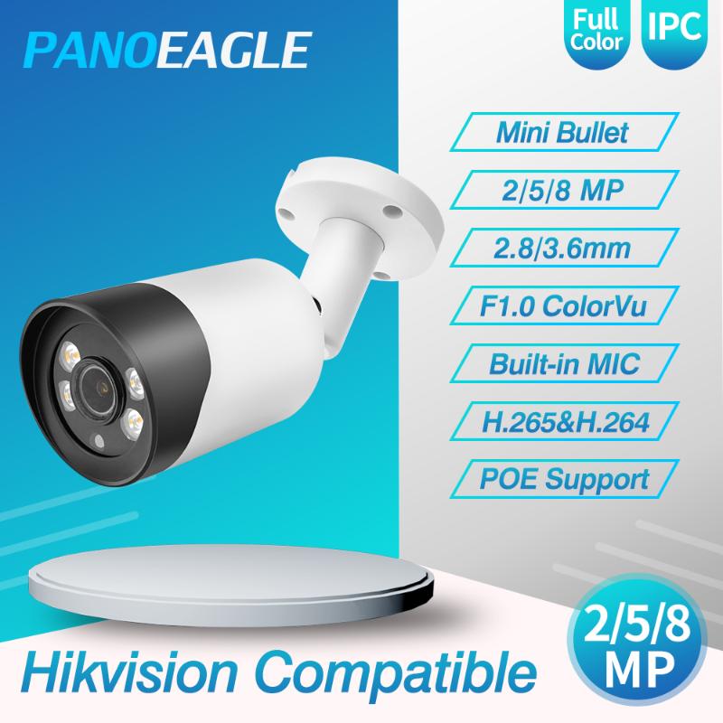 PANOEAGEL ColorVu 8MP POE IP Camera CCTV Camera Ultra 5MP H.265 Plug&play Home Security IPC Hikvision Compatible
PANOEAGEL ColorVu 8MP POE IP Camera CCTV Camera Ultra 5MP H.265 Plug&play Home Security IPC Hikvision Compatible