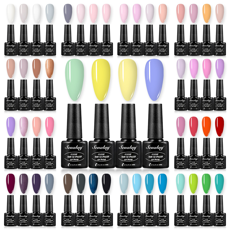 Nail Art Kits SENALAY UV Gel Polish Set Kit Semi Permanent Soak Off Base Top Coat Hybrid Varnishes For Manicure
Nail Art Kits SENALAY UV Gel Polish Set Kit Semi Permanent Soak Off Base Top Coat Hybrid Varnishes For Manicure