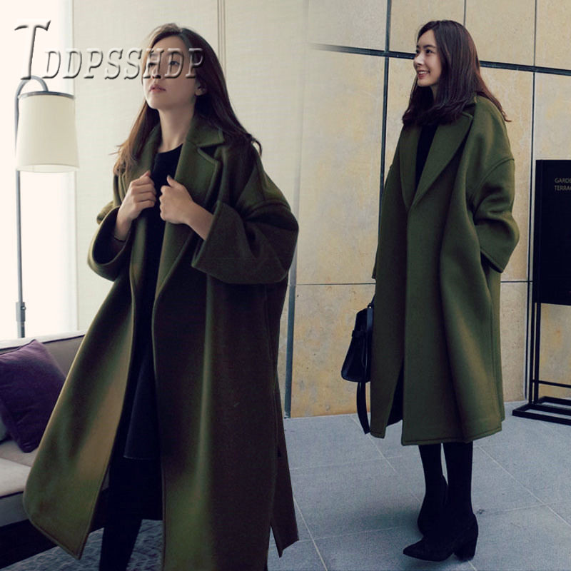 2020 Autumn Winter Women Woolen Coat Thick Plus Size Korean Long Style Female Overcoat
2020 Autumn Winter Women Woolen Coat Thick Plus Size Korean Long Style Female Overcoat
