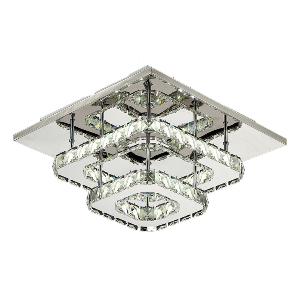 Square Crystal Ceiling Light 36W Aisle LED Modern Lamp Pendant Hanging Lighting Fixture for Living Room Bedroom
Square Crystal Ceiling Light 36W Aisle LED Modern Lamp Pendant Hanging Lighting Fixture for Living Room Bedroom
