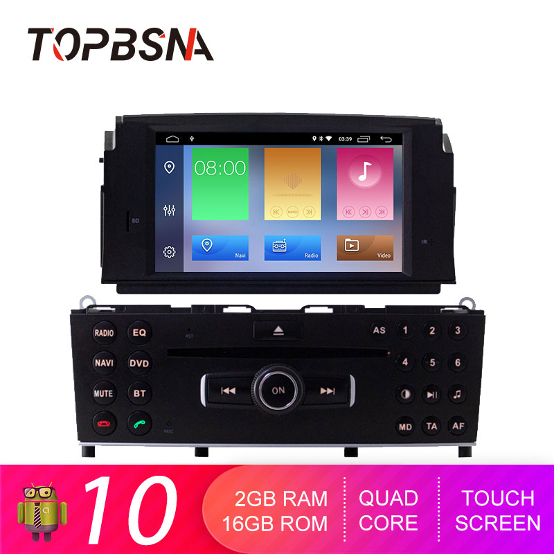 TOPBSNA 1 Din Android 10 Car DVD Player For C200 C180 W204 2007-2010 WIFI multimedia GPS Navi Car Radio Auto Video
TOPBSNA 1 Din Android 10 Car DVD Player For C200 C180 W204 2007-2010 WIFI multimedia GPS Navi Car Radio Auto Video