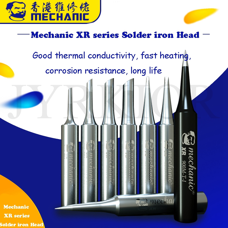 Mechanic 900M-T-I XR Series Soldering Iron Head Electric Internal Hot Soldering Iron Tip Anti-Static Tip Elbow
Mechanic 900M-T-I XR Series Soldering Iron Head Electric Internal Hot Soldering Iron Tip Anti-Static Tip Elbow