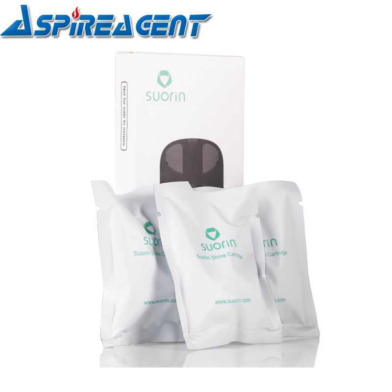 Suorin Shine Replacement Pods Cartridges 2ml with 1.0ohm Coil Side-fill System for the SHINE Pod System Kit 100% Original
Suorin Shine Replacement Pods Cartridges 2ml with 1.0ohm Coil Side-fill System for the SHINE Pod System Kit 100% Original