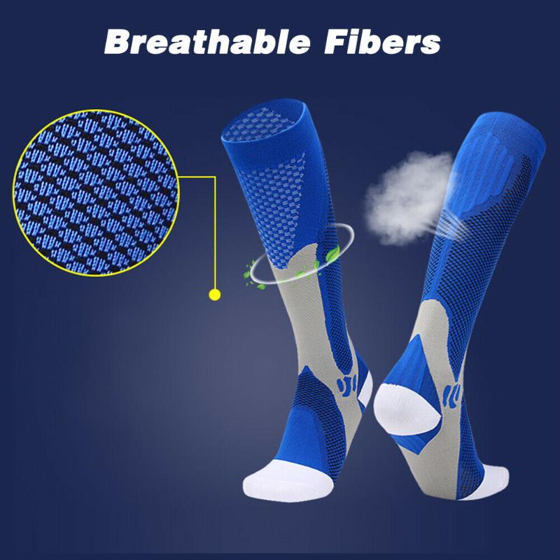 1Pair Cotton Socks Compression Cycling Basketball Men Women Knee High Breathable Basketball Socks Hiking Running Sport, Blue
1Pair Cotton Socks Compression Cycling Basketball Men Women Knee High Breathable Basketball Socks Hiking Running Sport, Blue