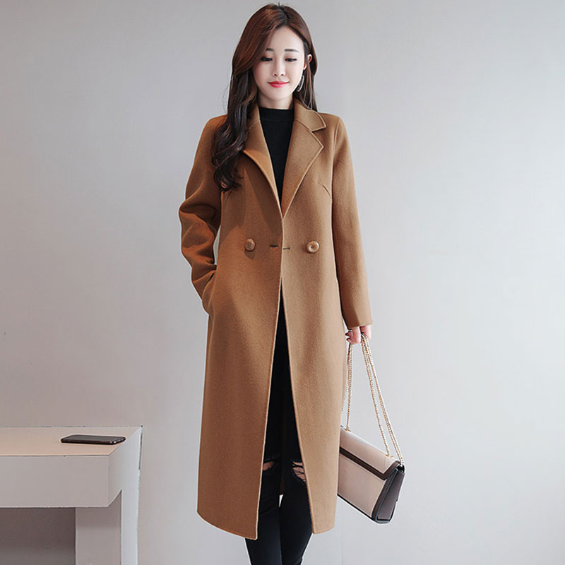 Winter Elegant Wool Coat Women Korean Fashion Khaki Long Jacket Female Minimalist Woolen Overcoat Plus Size 4XL Outwear, Black
Winter Elegant Wool Coat Women Korean Fashion Khaki Long Jacket Female Minimalist Woolen Overcoat Plus Size 4XL Outwear, Black