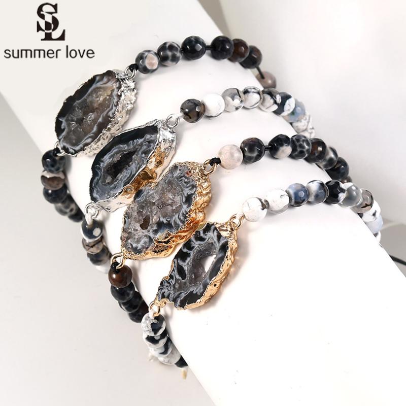 2020 Trendy Natural Stone Bead Bracelet Women Men Adjustable Crystal Druzy Charm Strand Bracelets Fashion Design Jewelry
2020 Trendy Natural Stone Bead Bracelet Women Men Adjustable Crystal Druzy Charm Strand Bracelets Fashion Design Jewelry