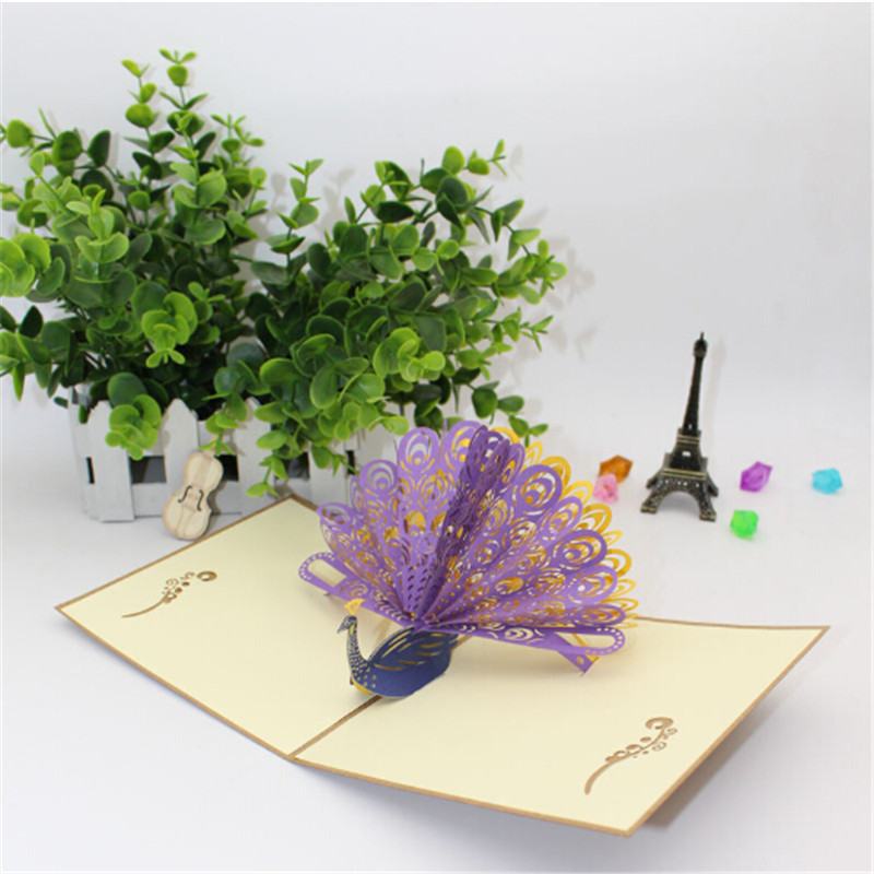 3D Cards Greeting Postcards Vintage Paper Popup Laser Cut Peacock Customize Invitations Handmade Party Wedding Invitation Cards
3D Cards Greeting Postcards Vintage Paper Popup Laser Cut Peacock Customize Invitations Handmade Party Wedding Invitation Cards