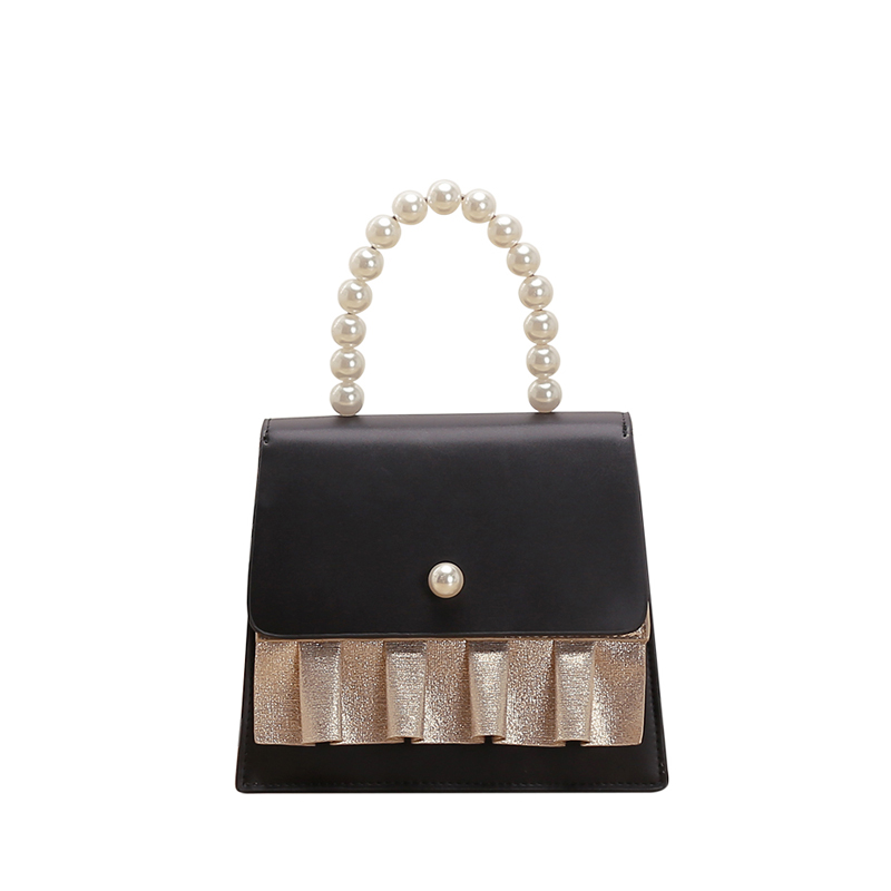 2020 celebrity temperament pearl handbag new fashion one shoulder straddle small square bag Women's business bag Leather wit, Black
2020 celebrity temperament pearl handbag new fashion one shoulder straddle small square bag Women's business bag Leather wit, Black