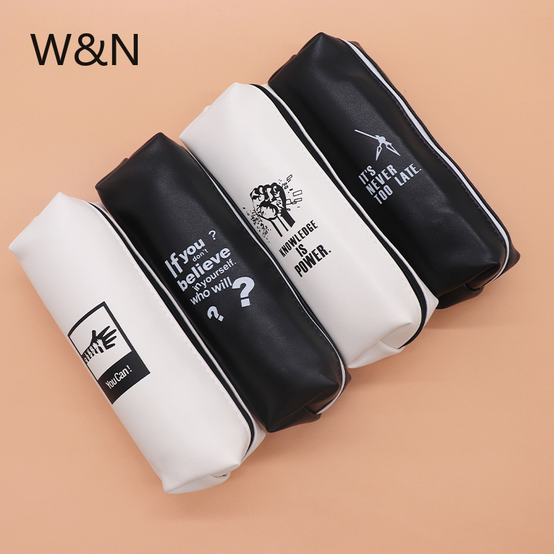 Black Pencil Case Leather School Pencil Case For Girls Boys Cute Waterproof PU Big Box Zipper Bag Supplies Tools
Black Pencil Case Leather School Pencil Case For Girls Boys Cute Waterproof PU Big Box Zipper Bag Supplies Tools