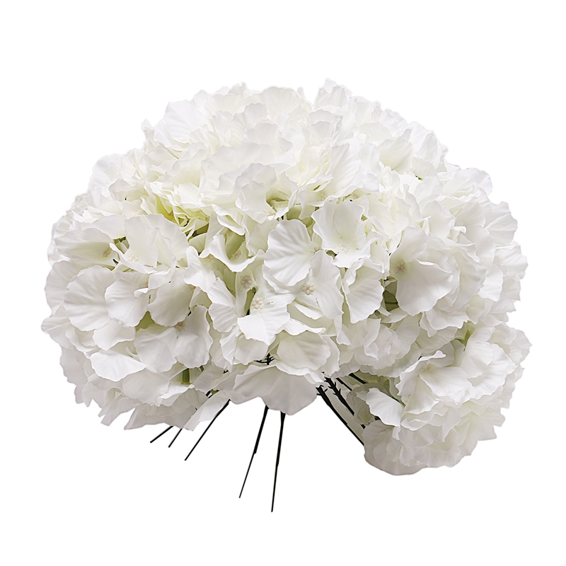 10 Pack Artificial Hydrangea Heads with Stems,Artificial Flowers Heads for Home Wedding Decor,White
10 Pack Artificial Hydrangea Heads with Stems,Artificial Flowers Heads for Home Wedding Decor,White