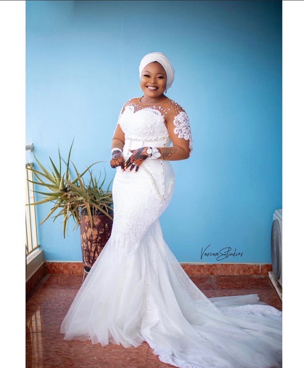 plus size arabic aso ebi lace beaded mermaid wedding dresses sheer neck bridal dresses long sleeves wedding gowns zj044