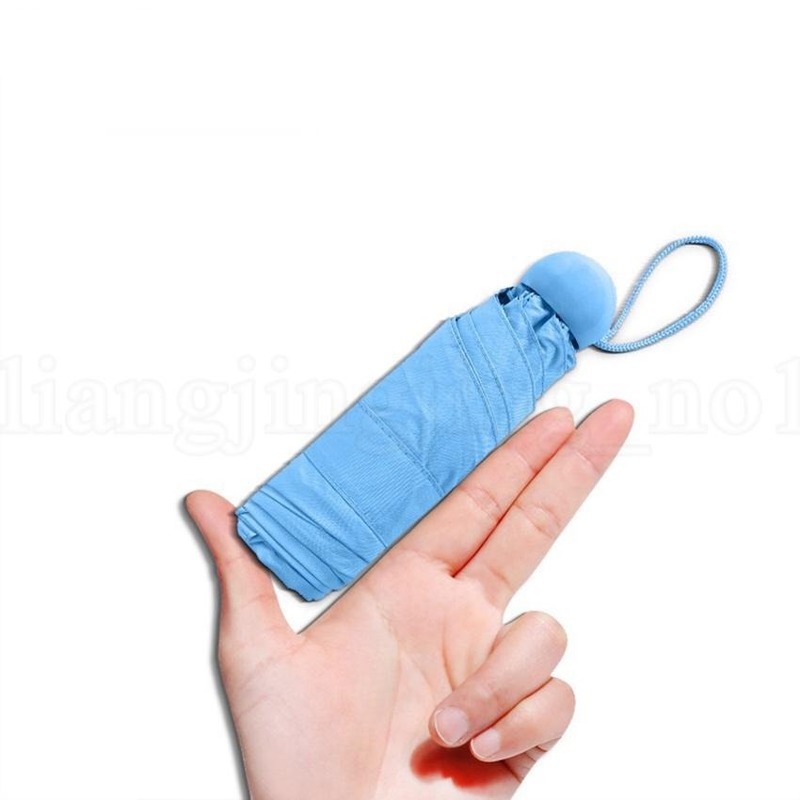 Mini Pocket Size Umbrella Anti UV Mini Capsule Paraguas Windproof Folding Umbrellas Rain Pocket Capsule Umbrella